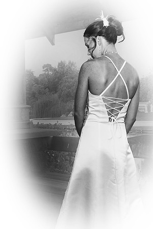 B&W Bride
