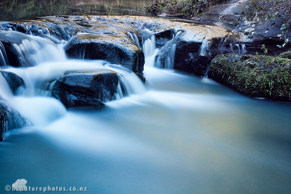 A deep, dark stream